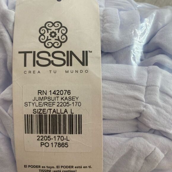 Tissini Jumpsuit Kasey Rn 142076 White L Nwt in packaging - Picture 4 of 8